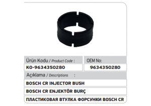 9634350280 Bosch CR Enjektör Burcu